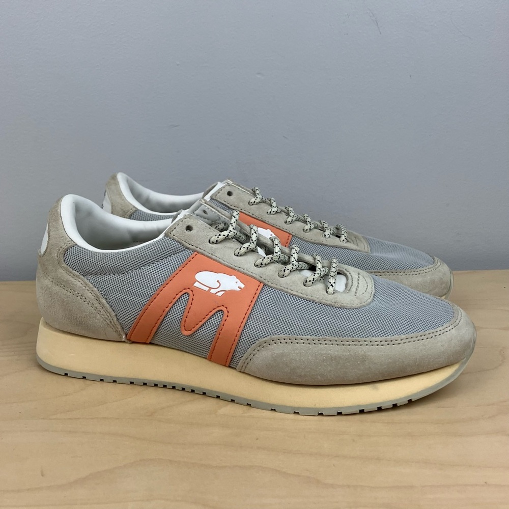 Karhu Men’s Size 7.0 Albatross 82 Low Top Athletic Shoes Beige Gray Retro
